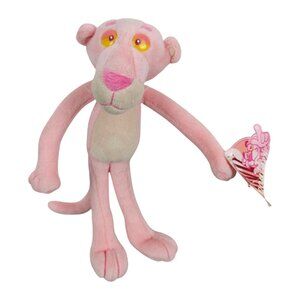 Vintage Pink Panther Plush Toy 10" Blockbuster Exclusive 2001 With Tags